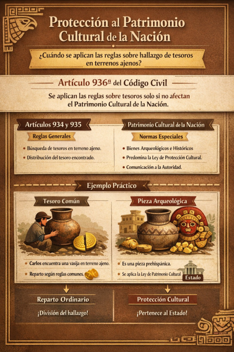 Protección al Patrimonio Cultural de la Nación: ¿cuándo se aplican las reglas sobre hallazgo de tesoros en terrenos ajenos?